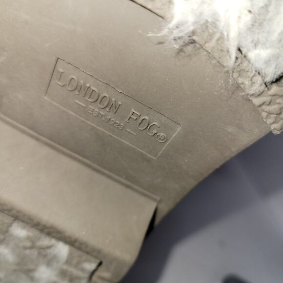 London Fog Melton 2 womens winter duck boots snow boots faux fur brown size 7 - Picture 14 of 14